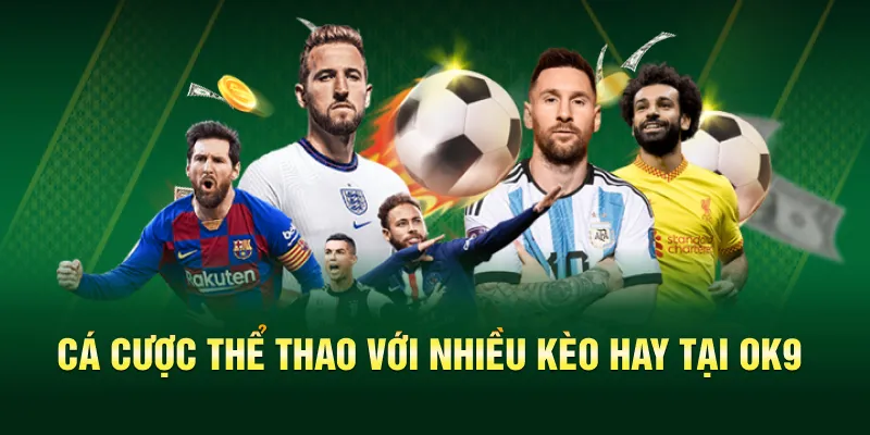 Cá cược thể thao với nhiều kèo hay tại OK9
